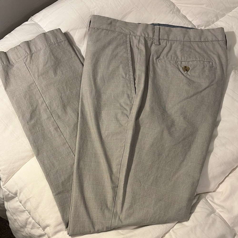 Banana Republic Light Gray Dress Pants Slim Fit 34x30